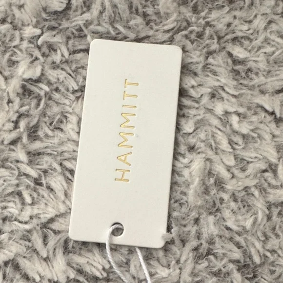 Hammitt Nash Small Black Wristlet with Red Zipper Gunmetal. NWT - Picture 2 of 4